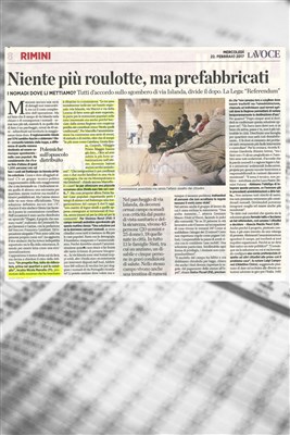 Niente più roulotte, ma prefabbricati