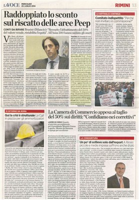 Raddoppiato lo scontro sul riscatto delle aree Peep