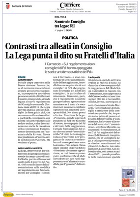 contrasti tra alleati in consiglio